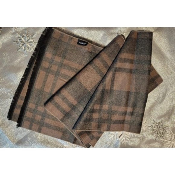 Men Winter Scarf Soft Warm Long Cashmere Feel Scarves - Picture 2 of 2